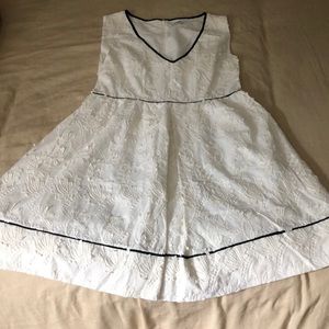 Detailed white dress